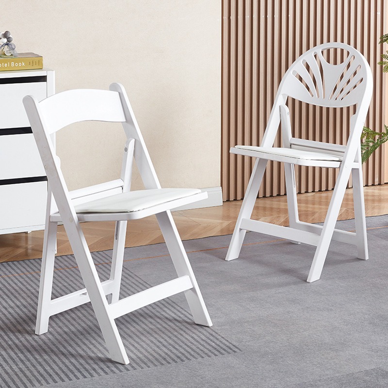 Outdoor Furniture Resin - Klappbarer Stuhl, Bankettstuhl aus Kunststoff, Stuhl