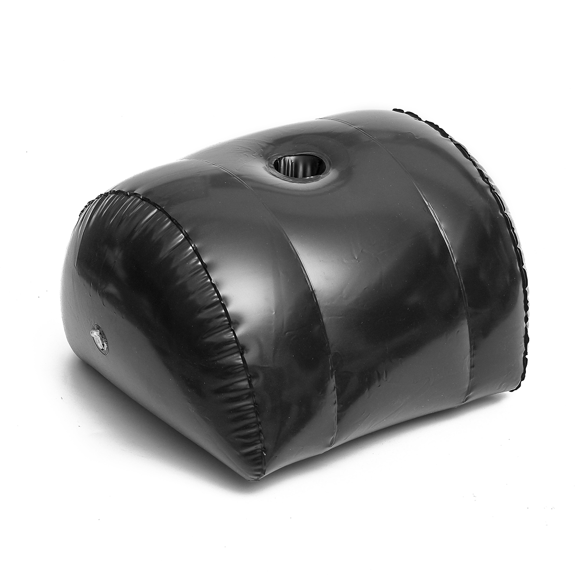 Outdoor Furniture Black - Schwarzes halbrundes aufblasbares Kissen, aufblasbares Kissen