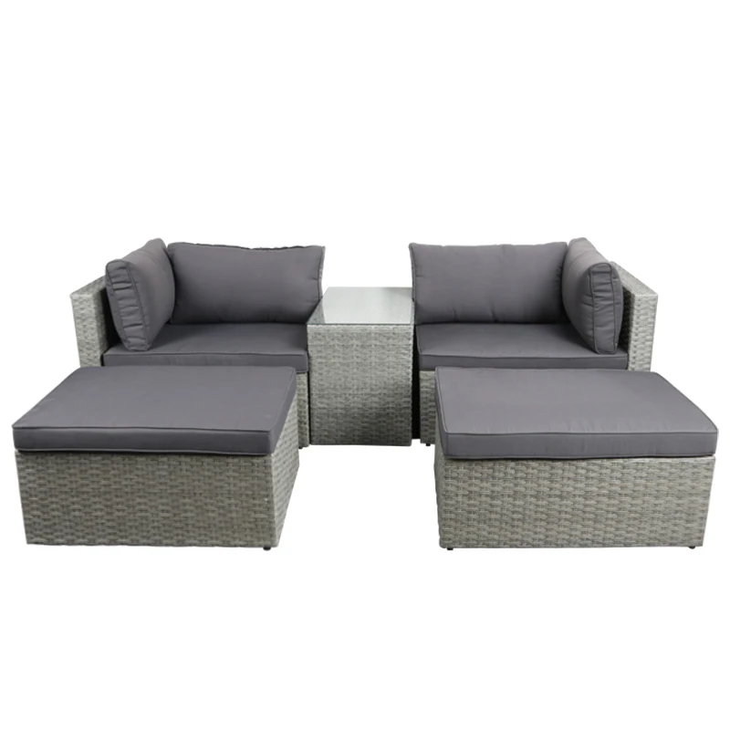 Outdoor Furniture Black - Bestseller Gartenmöbel 4-Sitzer oder 5-Sitzer Rattan