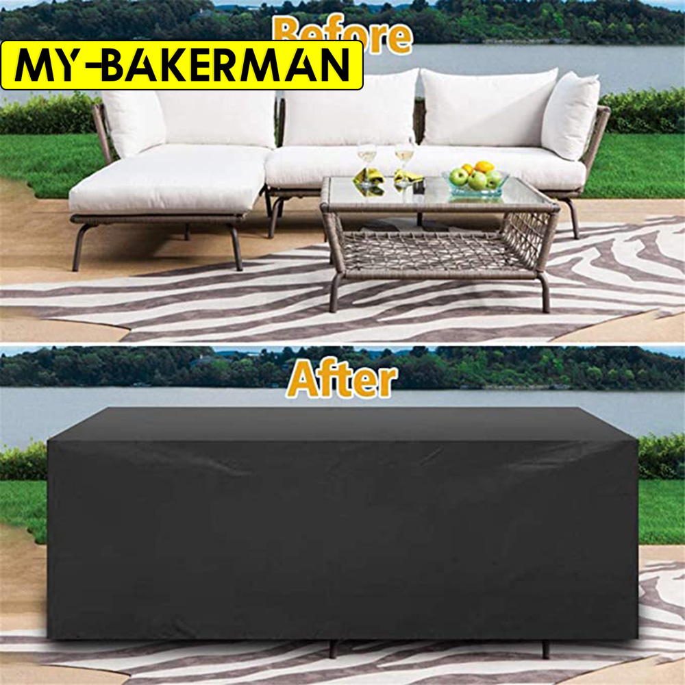 Outdoor Furniture Black - 62-Größe, hochwertige wasserdichte Abdeckungen für die