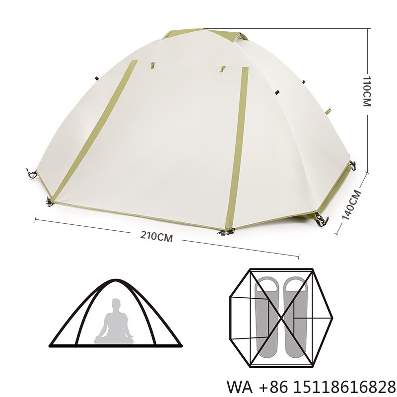 Outdoor Furniture Aluminium - Wander- und Bergsteigerzelt, Doppelwandig, Wasserdicht, Dreisaison,