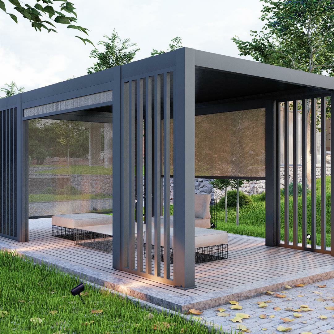 Motorisierter, einziehbarer, b – Outdoor Furniture Gazebo Bewertung und Preis