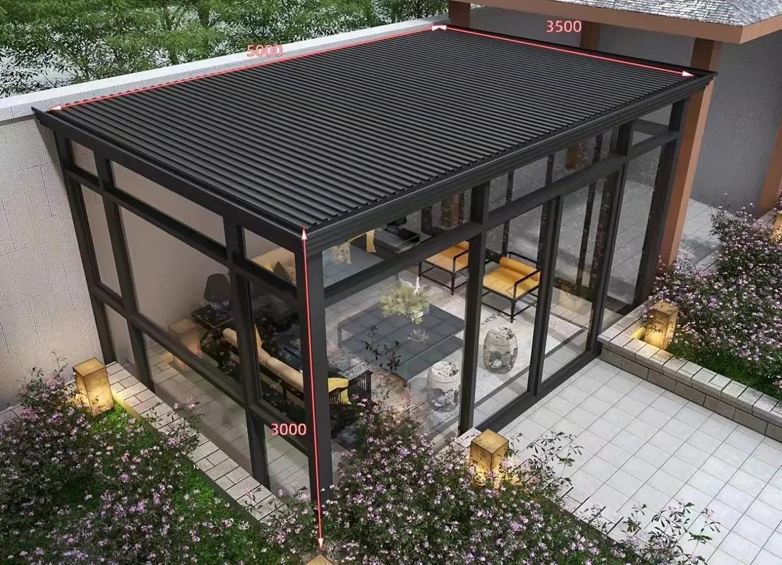 Maßgefertigte Aluminium-Pergol – Outdoor Furniture Aluminium Bewertung und Preis