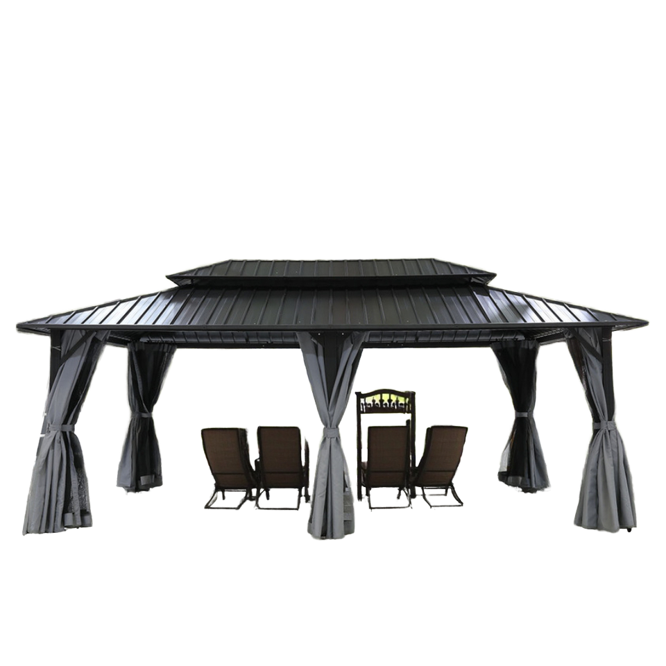 Outdoor-Aluminium-Rahmenpavill – Outdoor Furniture Gazebo Bewertung und Preis