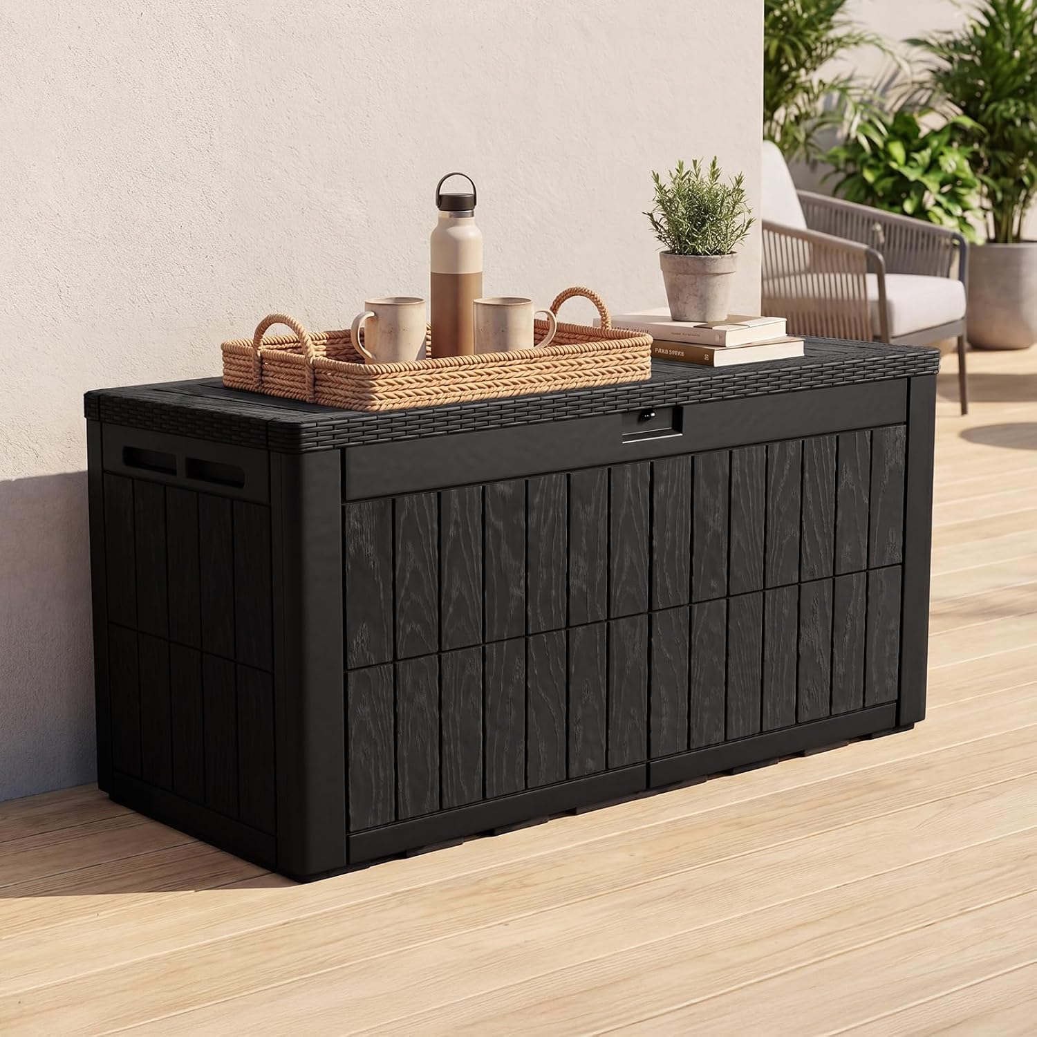 120 Gallonen Große Outdoor-Auf – Outdoor Furniture Resin Bewertung und Preis