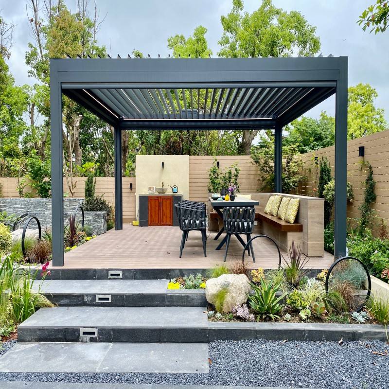 Villa Fashion Outdoor Sonnensc – Outdoor Furniture Gazebo Bewertung und Preis