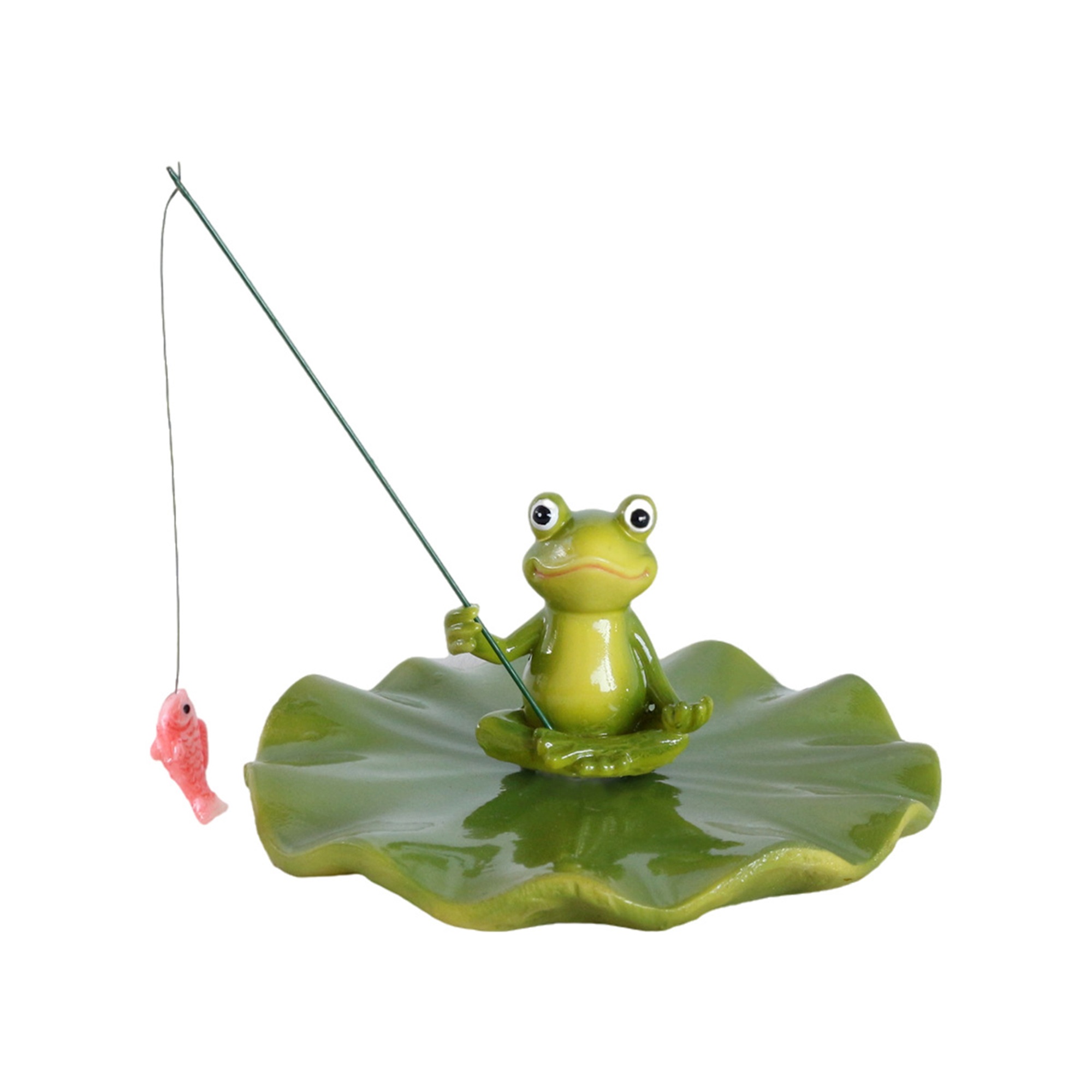 Schwimmende Lotusblatt-Frosch- – Outdoor Furniture Resin Bewertung und Preis