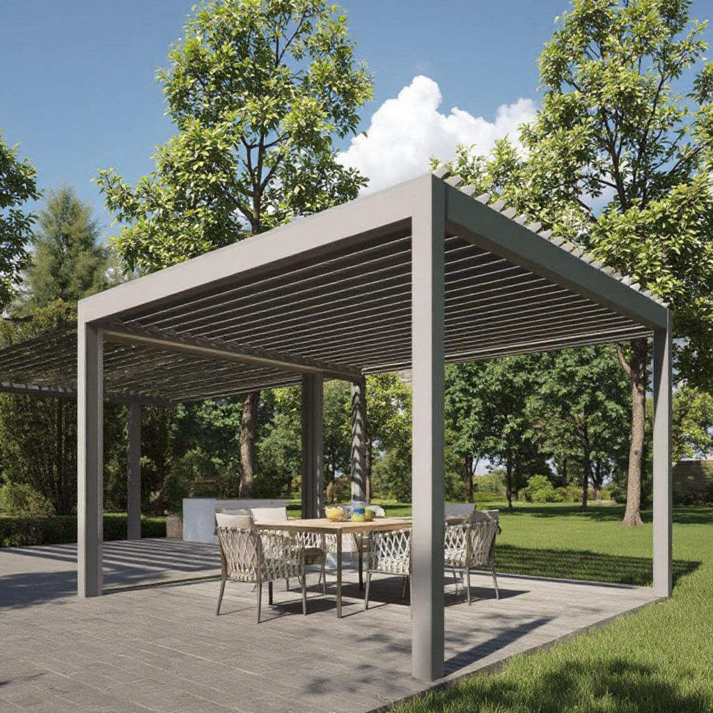 Rostfreier, robuster Gartenpav – Outdoor Furniture Gazebo Bewertung und Preis