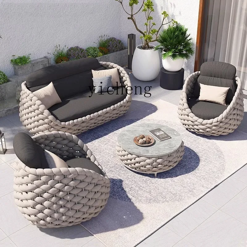 Outdoor-Sofa, Innenhof, Villa, – Outdoor Furniture Resin Bewertung und Preis