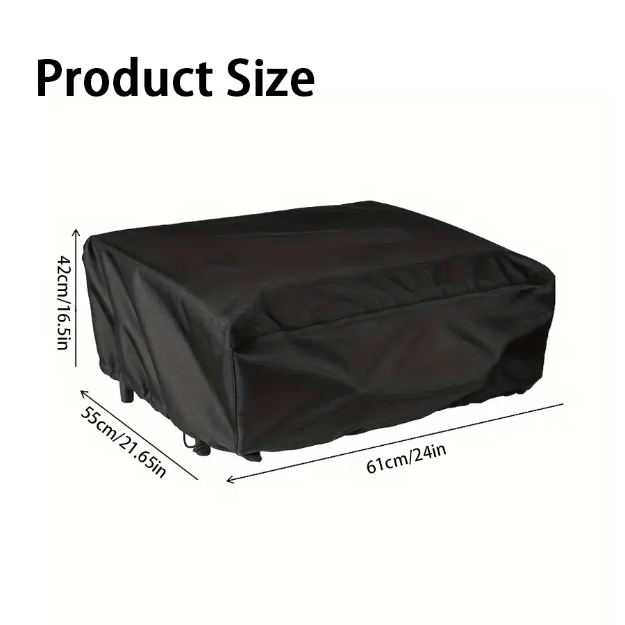 1 Stück schwarze Ofenschutzabd – Outdoor Furniture Black Bewertung und Preis
