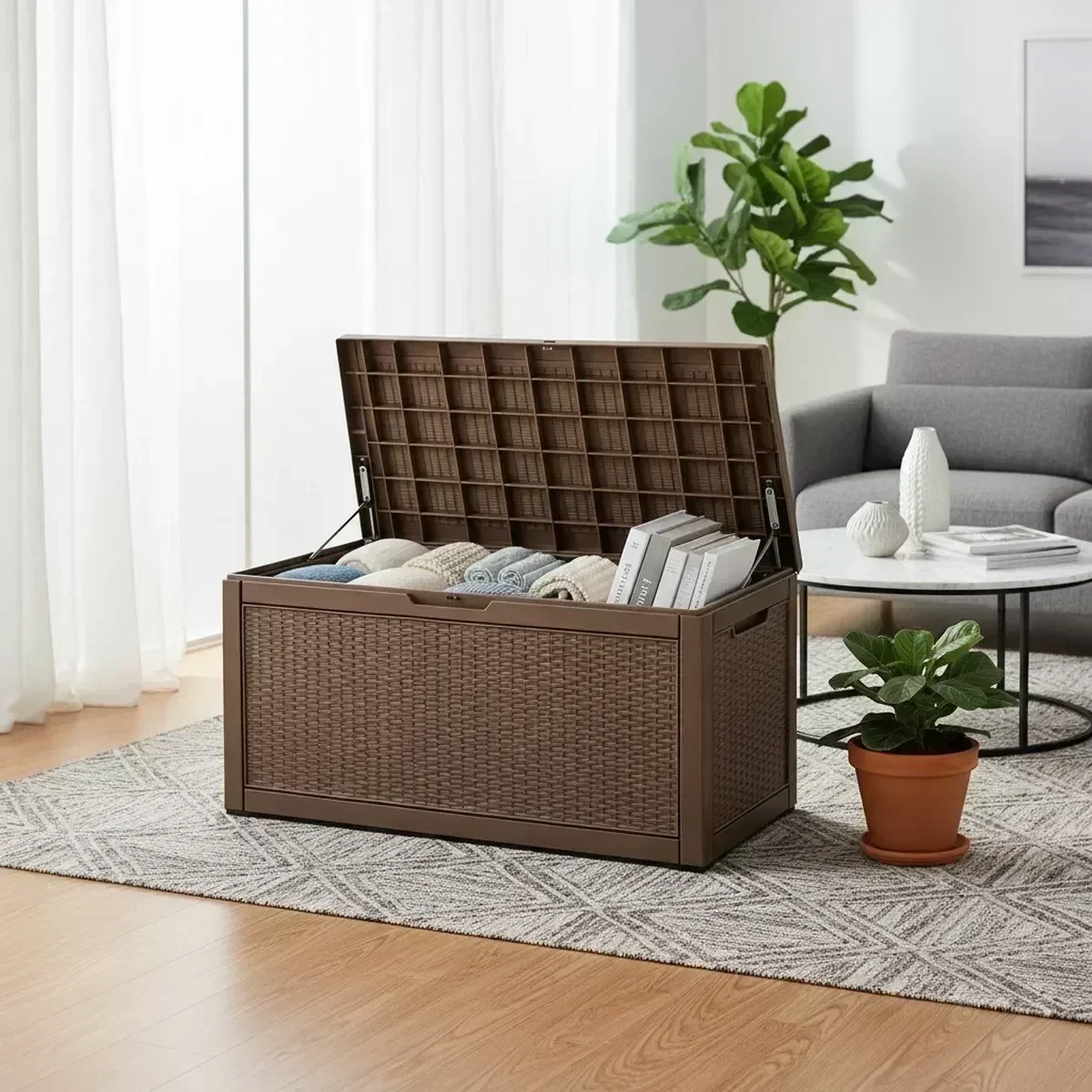 Große Outdoor-Aufbewahrungsban – Outdoor Furniture Cushion Bewertung und Preis