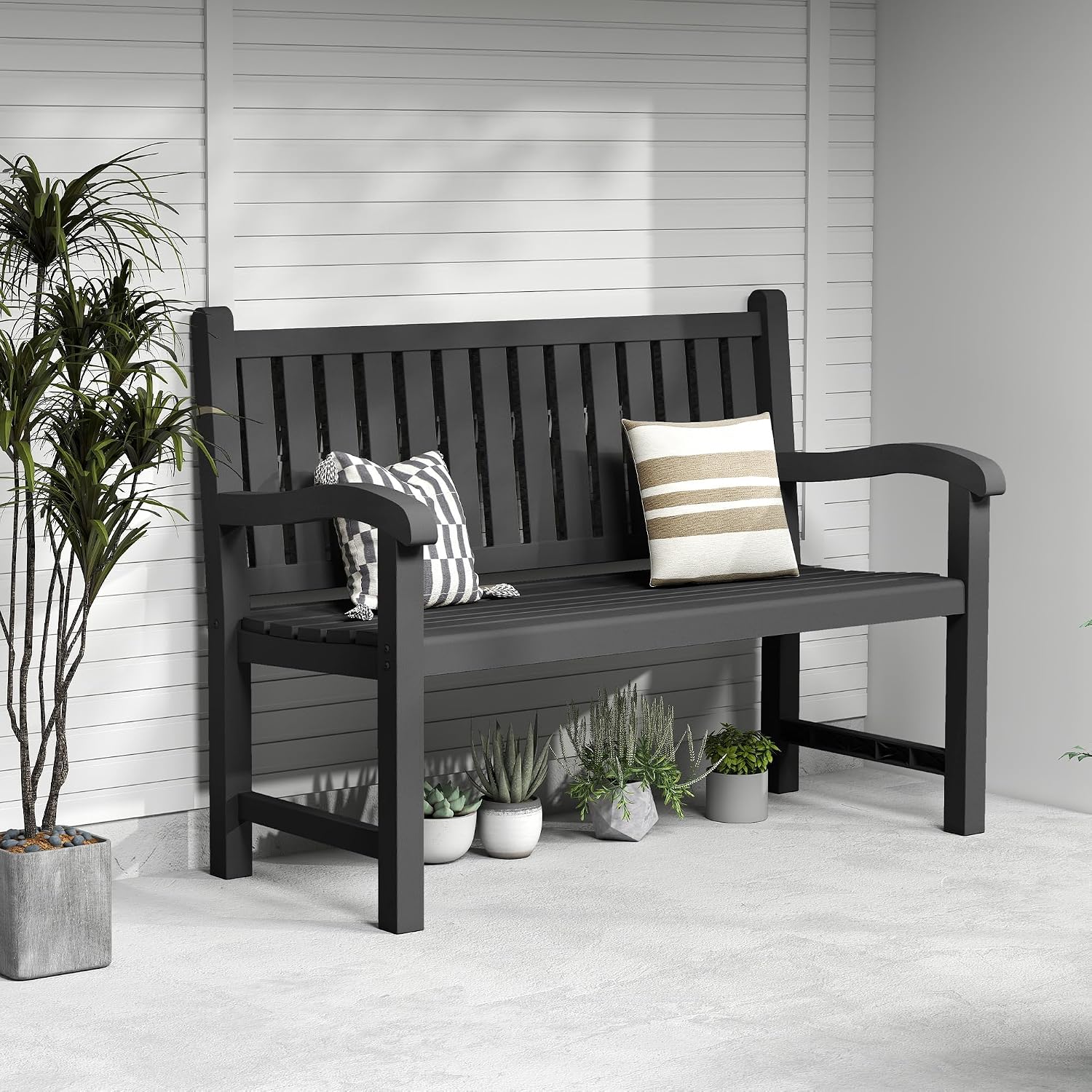 Outdoor-Sitzbank für 2 Persone – Outdoor Furniture Resin Bewertung und Preis