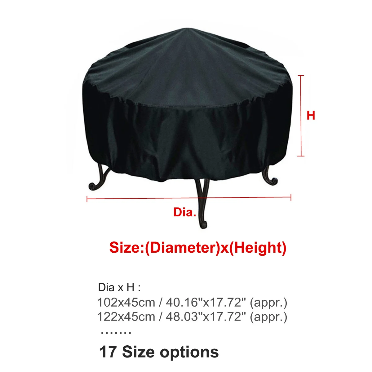 Wasserdichte Terrassen-Feuerst – Outdoor Furniture Black Bewertung und Preis