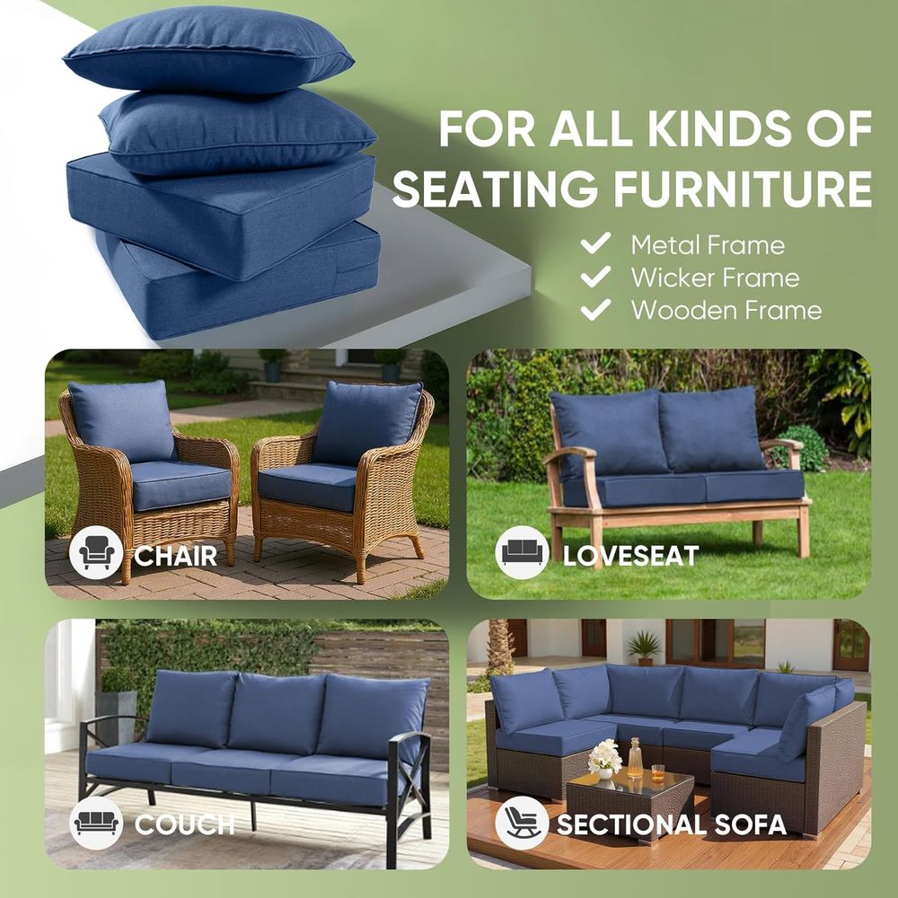 Outdoor-Möbelkissen, 6 Zoll di – Outdoor Furniture Cushion Bewertung und Preis